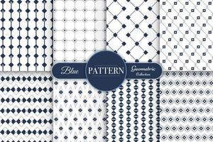 Decorative geometric pattern collection vector