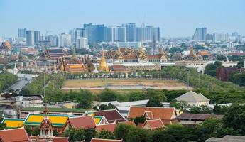 el horizonte de bangkok y el paisaje urbano de bangkok, las capitales de tailandia. foto