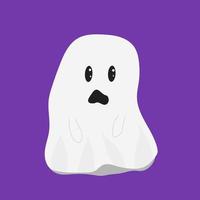 fantasma. lindo vector fantasma de halloween.ilustración infantil de un lindo personaje de dibujos animados fantasma