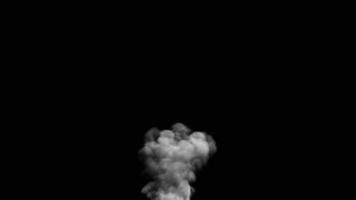 Smoke design on black background photo