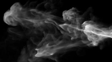 Smoke design on black background photo