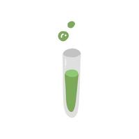 Single element of Lab flask. Hand drawn vector illustration for cards, posters, stickers and professional design.