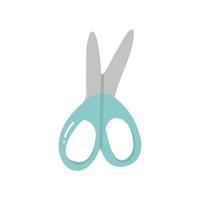 Single element of scissors business and stationery set. Hand drawn vector illustration for cards, posters, stickers and professional design.