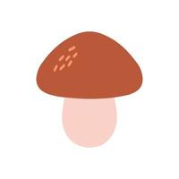 Mushroom icon set. Amanita Vector illustration isolated on white background