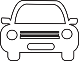 Car icon sign symbol design png