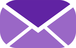 diseño de signo de icono de correo electrónico png