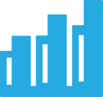 Graph chart icon sign design png