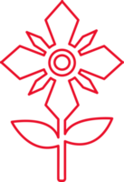 blomma ikonen flora tecken symbol design png