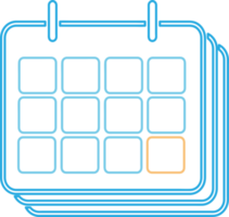 Calendar icon sign symbol design png