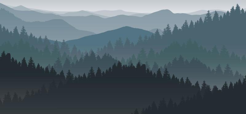 Blue Ridge Mountains Vector Art, Icons, and Graphics for Free Download