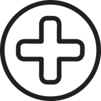 Aggiungi il design del simbolo del segno dell'icona png