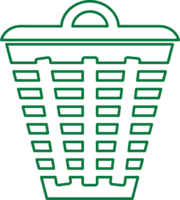 Trash can icon sign symbol design png