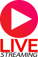 Live Streaming online sign symbol design png