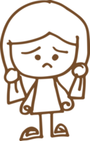 Cute dibujos animados personas hombre y mujer dibujo png