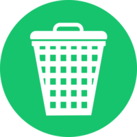 Trash can icon sign symbol design png