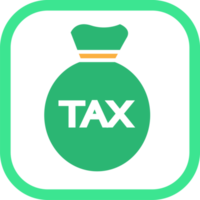 Tax icon sign symbol design png