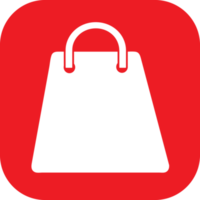 Shopping bag icon Sale package sign design png