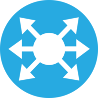 diseño de símbolo de signo de icono de flecha png