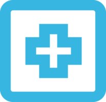 conception de signe de symbole icône médicale simple png