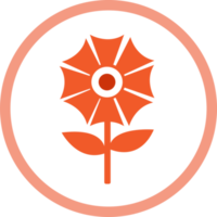 blomma ikonen flora tecken symbol design png