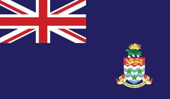 vector illustration of Cayman Island  flag.