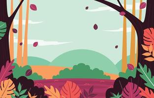 Fallen Leaf Fall Autumn Mountain Nature View vector