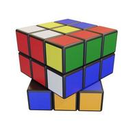 Minsk, Belarus, 20 July 2022 . Editorial illustration. Rubik s Cube photo