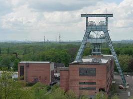 antigua mina de carbón en el ruhr alemán aerea foto