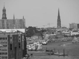 Hamburg and the river elbe photo