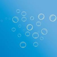 icono de burbuja de agua vector