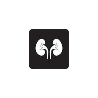 Kidney icon vector illustration template design