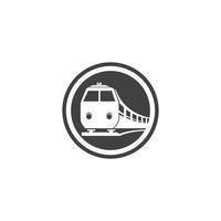 diseño de plantilla de ilustración de vector de icono de tren