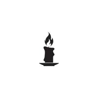 candle icon  vector illustration template design