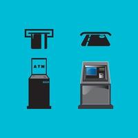 ATM icon vector illustration template design