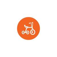 Tricycle icon  vector illustration template design