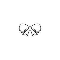 Bow icon vector illustration template design