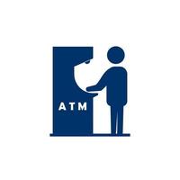 ATM icon vector illustration template design