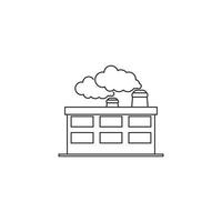 Factory icon vector illustration template design