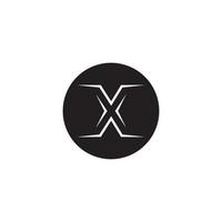 letter X logo  vector illustration template design