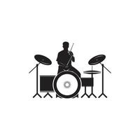 Drum icon  vector illustration template design