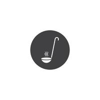 Ladle icon vector