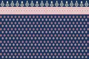 blue pink colorful textile design for cloth fabric carpet background decorate fashion. native traditional Ethnic Aztec geometric seamless pattern design.  Moroccan native fabric. sarong, carpet. vector