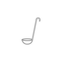 Ladle icon vector