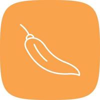 Chilli Line Round Corner vector