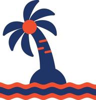Tropical Color Icon vector