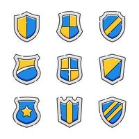 Shield Icons Set vector