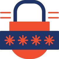 Password  Color Icon vector