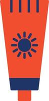 Sunscreen Color Icon vector