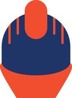 Construction Helmet Color Icon vector