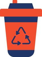 Paper Cup Color Icon vector